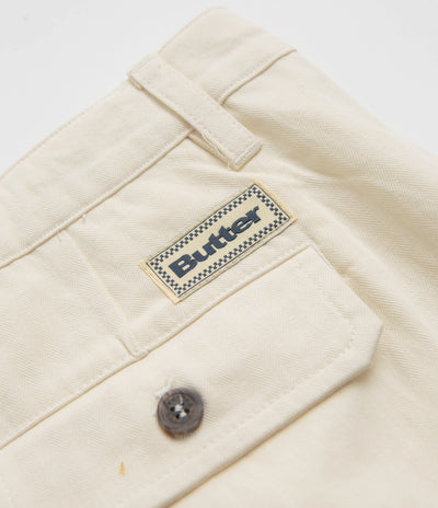 Butter Goods Pleated Trousers - Bone