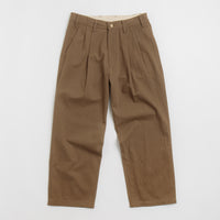 Butter Goods Pleated Trousers - Brown thumbnail