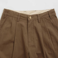 Butter Goods Pleated Trousers - Brown thumbnail