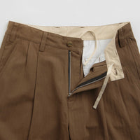 Butter Goods Pleated Trousers - Brown thumbnail