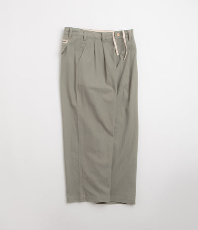 Butter Goods Pleated Trousers - Moss