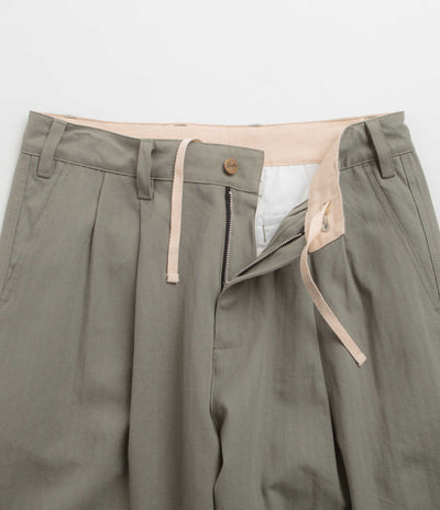 Butter Goods Pleated Trousers - Moss