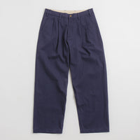 Butter Goods Pleated Trousers - Navy thumbnail