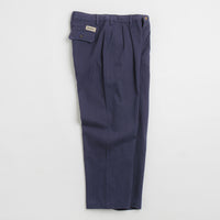 Butter Goods Pleated Trousers - Navy thumbnail