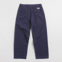 Butter Goods Pleated Trousers - Navy thumbnail