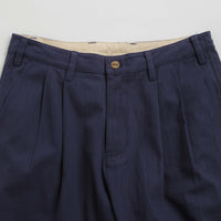 Butter Goods Pleated Trousers - Navy thumbnail