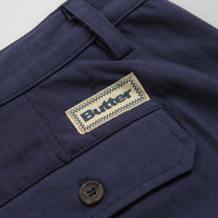 Butter Goods Pleated Trousers - Navy thumbnail