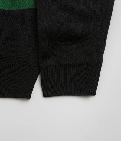 Butter Goods Polo Knit Sweatshirt - Black