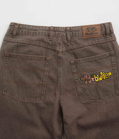 Butter Goods Pooch Relaxed Jeans - Washed Brown