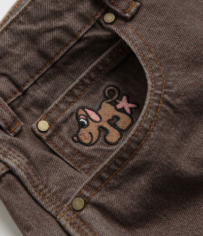 Butter Goods Pooch Relaxed Jeans - Washed Brown