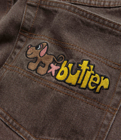 Butter Goods Pooch Relaxed Jeans - Washed Brown