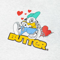 Butter Goods Puppy Love Hoodie - Ash Grey thumbnail