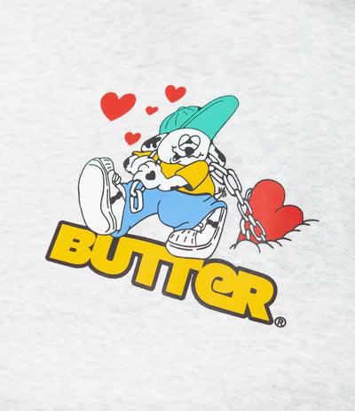 Butter Goods Puppy Love Hoodie - Ash Grey