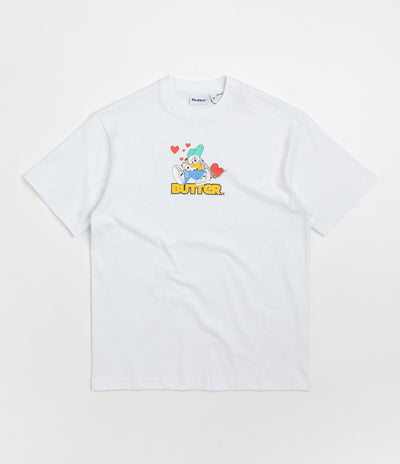 Butter Goods Puppy Love Logo T-Shirt - White