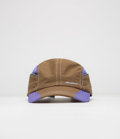 Butter Goods Race 4 Panel Cap - Brown