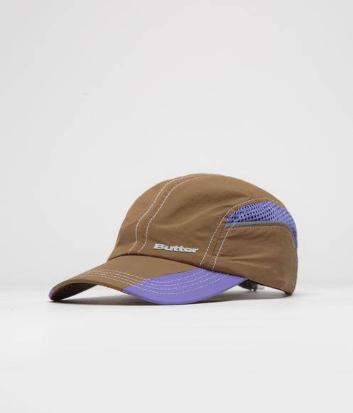 Butter Goods Race 4 Panel Cap - Brown