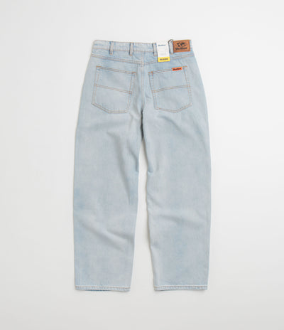 Butter Goods Relaxed Jeans - Light Blue / Orange