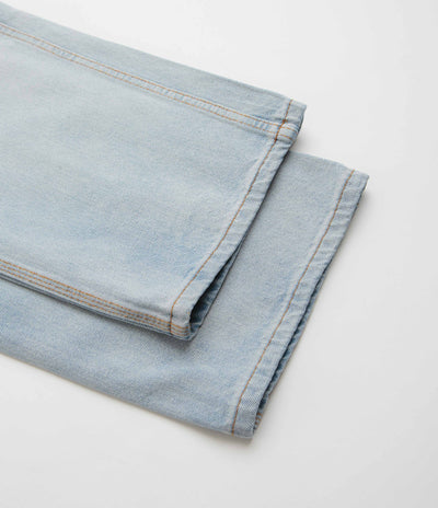 Butter Goods Relaxed Jeans - Light Blue / Orange