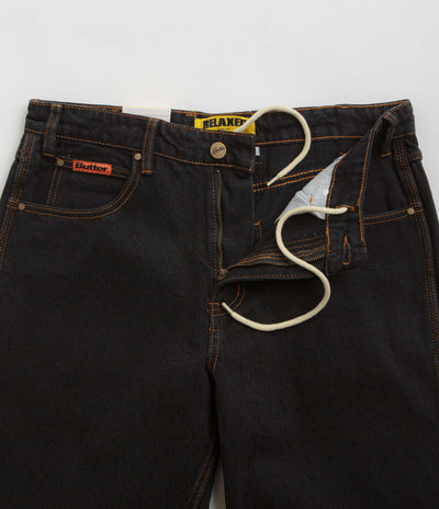 Butter Goods Relaxed Jeans - Washed Black / Black