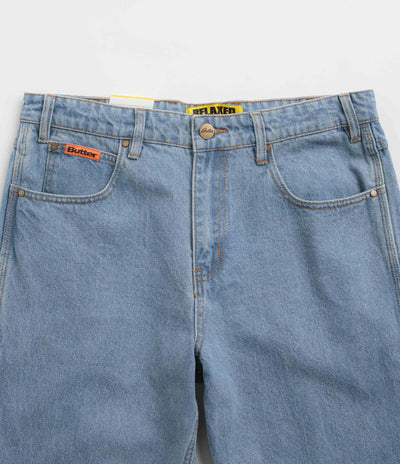 Butter Goods Relaxed Jeans - Washed Indigo / Indigo