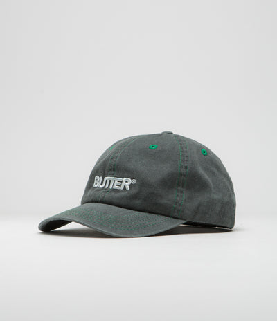 Butter Goods Rounded Logo Cap - Washed Black