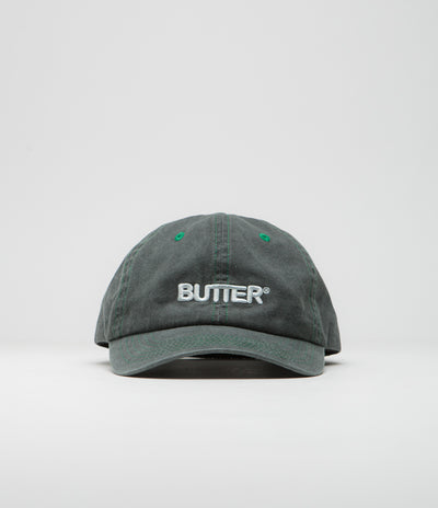 Butter Goods Rounded Logo Cap - Washed Black