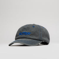 Butter Goods Rounded Logo Cap - Washed Black / Blue thumbnail