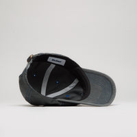 Butter Goods Rounded Logo Cap - Washed Black / Blue thumbnail