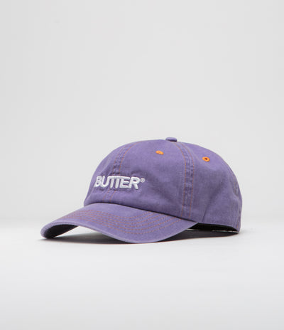 Butter Goods Rounded Logo Cap - Washed Grape