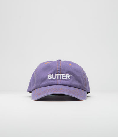 Butter Goods Rounded Logo Cap - Washed Grape