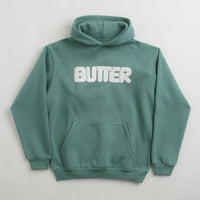 Butter Goods Rounded Logo Hoodie - Jungle Wood thumbnail