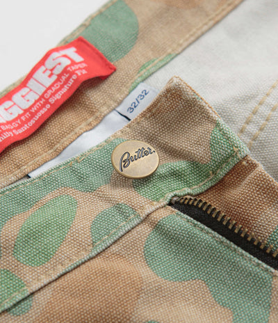 Butter Goods Santosuosso Camo Pants - Washed Camo