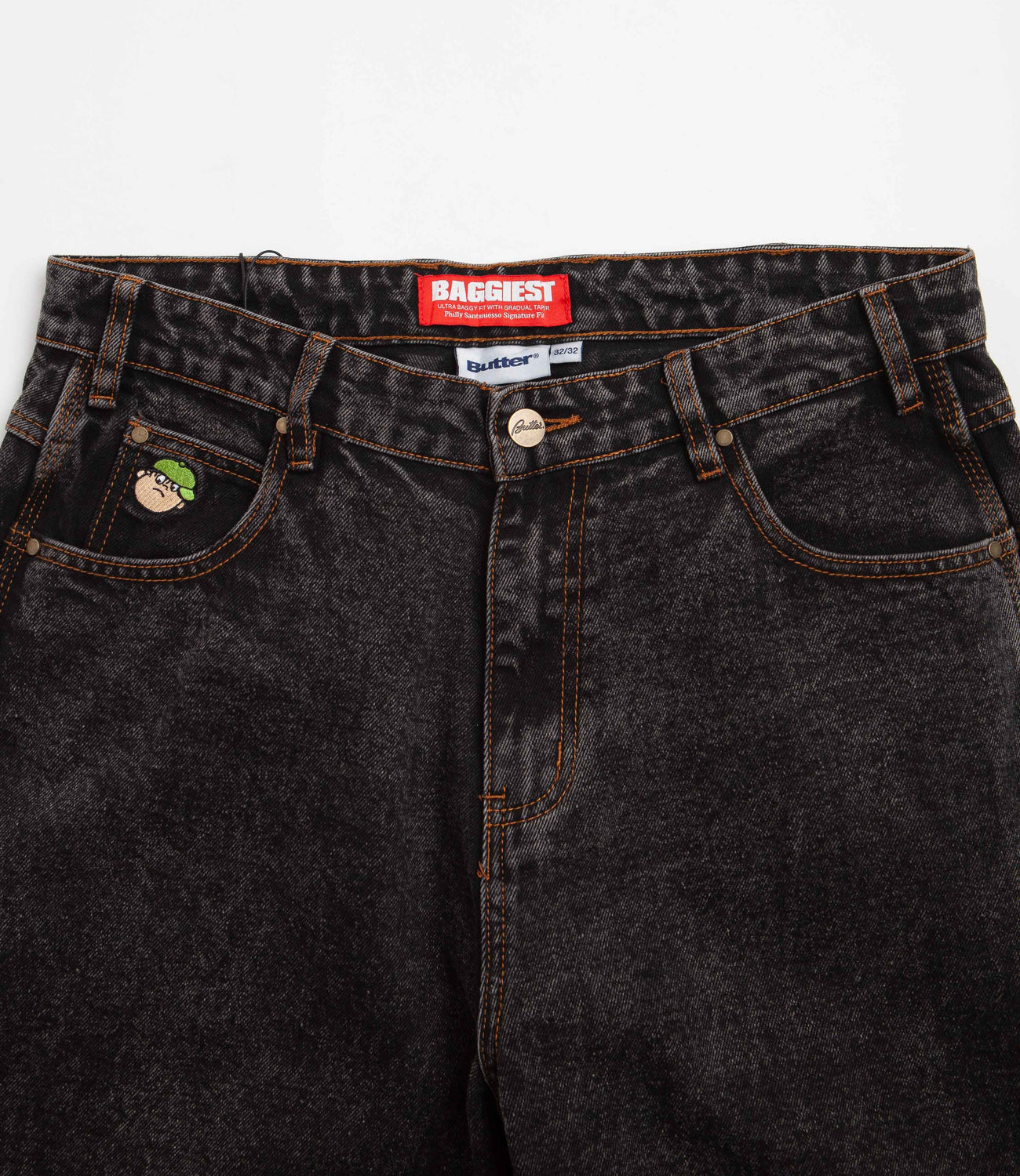 Butter Goods Santosuosso Denim Pants - Gun Metal | Flatspot