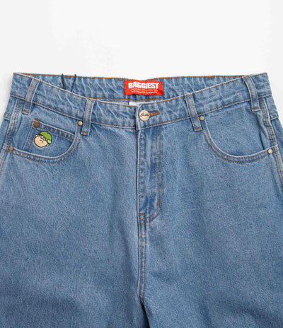 Butter Goods Santosuosso Denim Pants - Washed Blue