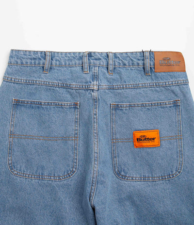 Butter Goods Santosuosso Denim Pants - Washed Blue