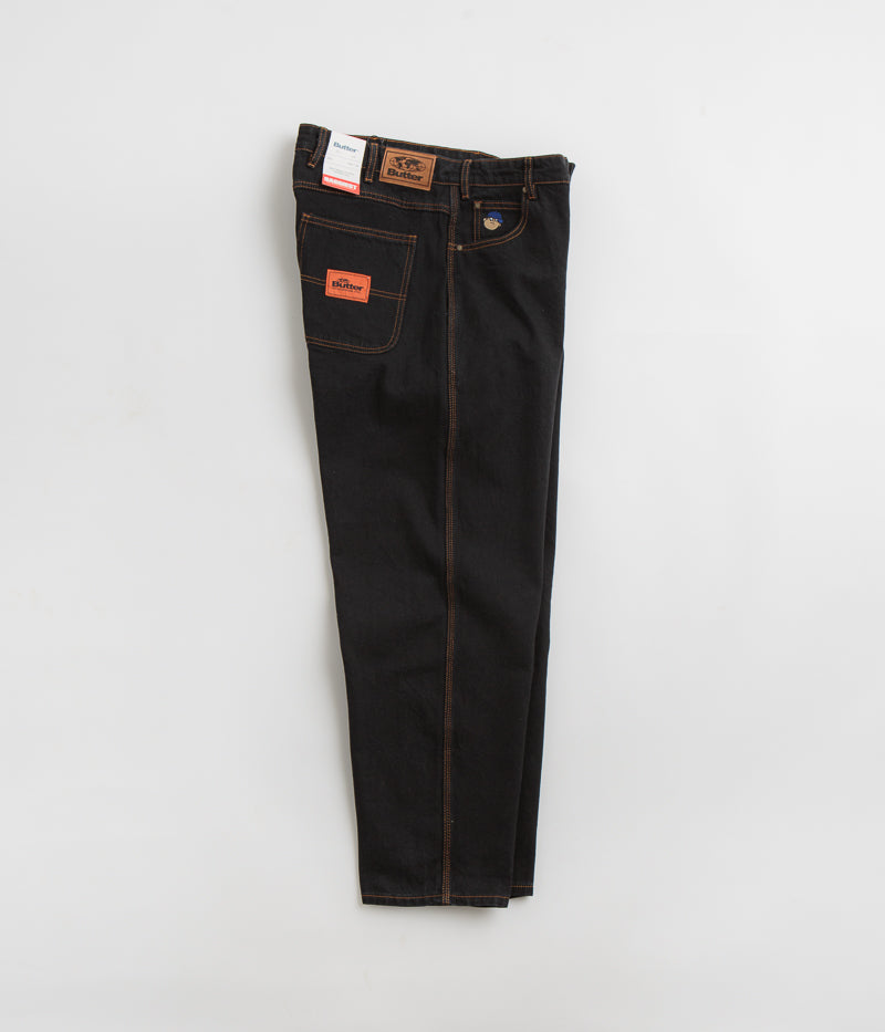 Butter Goods Santosuosso Jeans - Washed Black / Blue | Flatspot