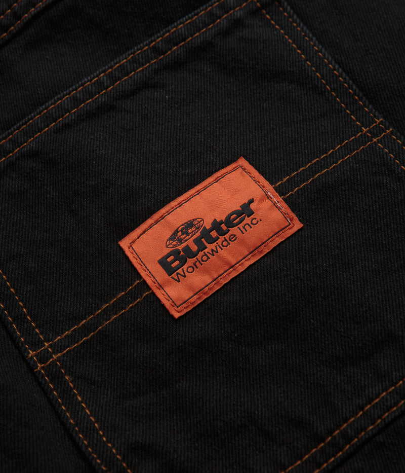 Butter Goods Santosuosso Jeans - Washed Black / Blue | Flatspot