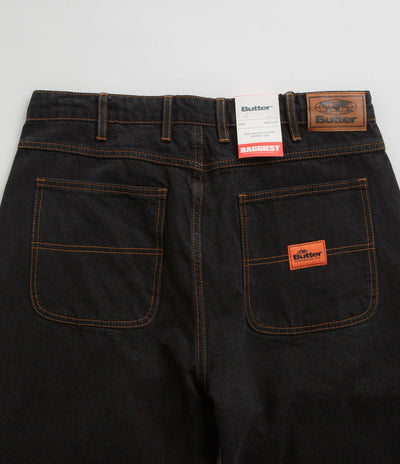 Butter Goods Santosuosso Jeans - Washed Black / Orange