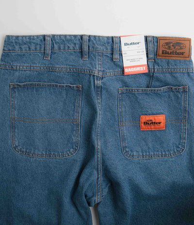 Butter Goods Santosuosso Jeans - Washed Indigo / Blue / Blue