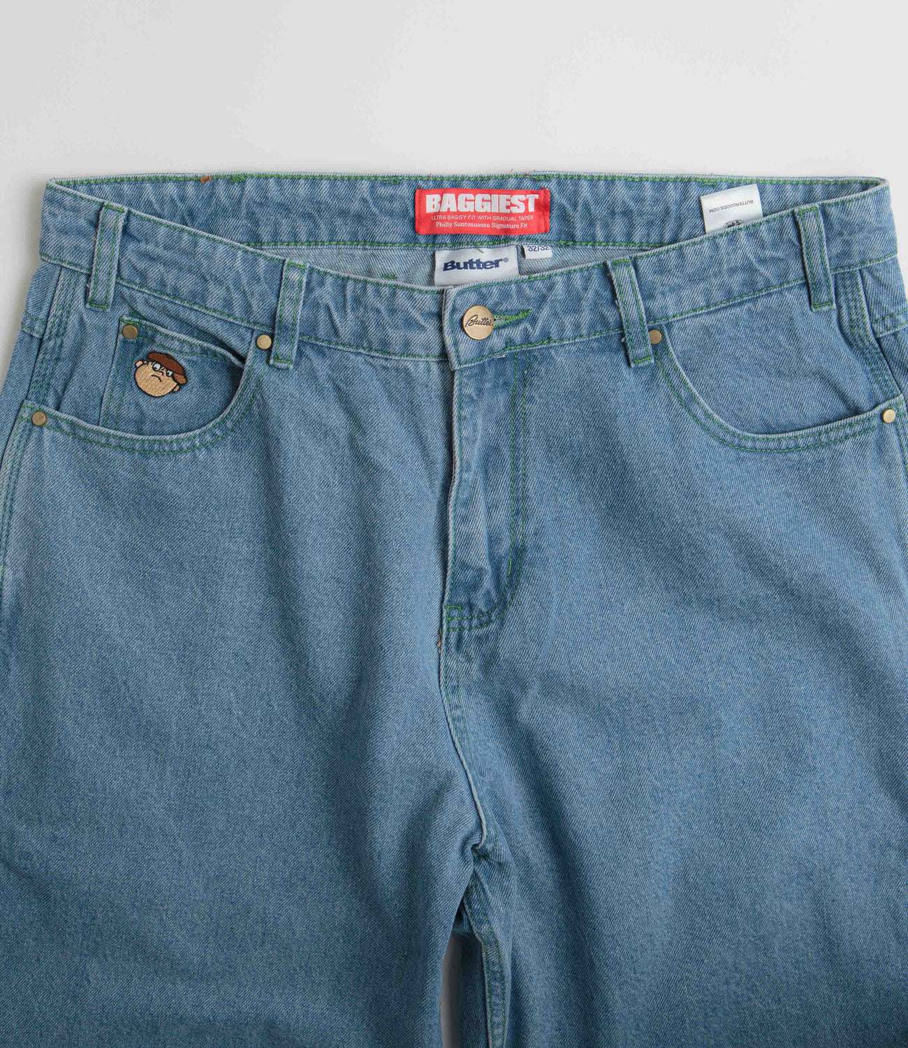 Relaxed Denim Jeans, Washed Indigo – Butter Goods USA