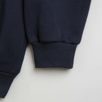 Butter Goods Scratch Applique Hoodie - Deep Navy thumbnail