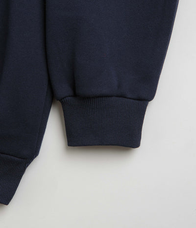 Butter Goods Scratch Applique Hoodie - Deep Navy