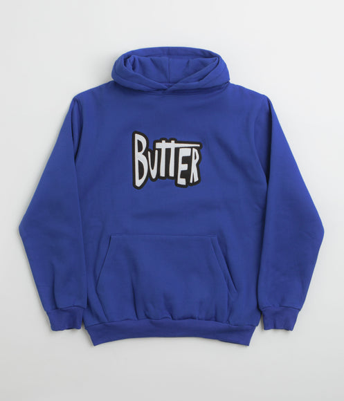 Butter Goods Sketch Applique Hoodie - Royal