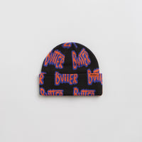 Butter Goods Sketch Cuff Beanie - Black thumbnail