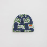 Butter Goods Sketch Cuff Beanie - Navy thumbnail