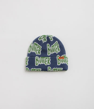 Butter Goods Sketch Cuff Beanie - Navy