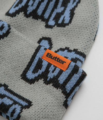 Butter Goods Sketch Cuff Beanie - Pewter