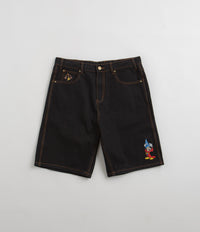 Butter Goods Sorcerer Baggy Denim Shorts - Washed Black