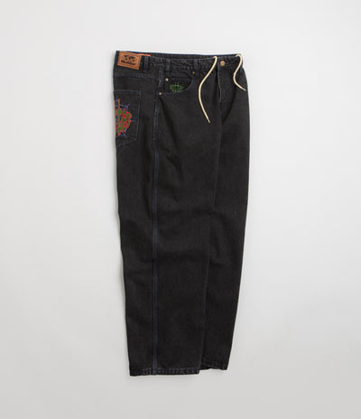 Butter Goods Spider Jeans - Washed Black