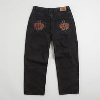 Butter Goods Spider Jeans - Washed Black thumbnail